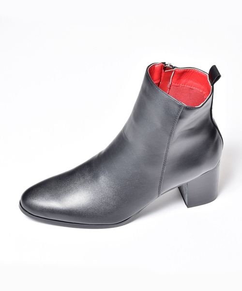 endevice（エンデヴァイス）の「メタルジップ ヒールブーツ / ハイヒール（ブーツ・メンズ・ブラック・44/40/42）」の12枚目の写真