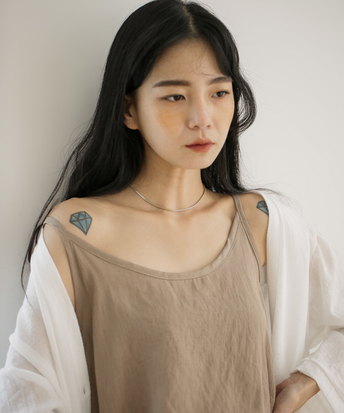 NEUNA（ヌナ）の「シンプルチェーンネックレス（ネックレス・レディース・シルバー/ゴールド・FREE）」の6枚目の写真