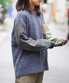 ウールライククルーネック