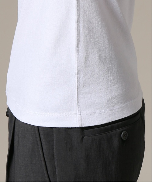 DANTON（ダントン）の「DANTON / ダントン POCKET L/S TEE（Tシャツ/カットソー・メンズ・グリーン/ホワイト/ブラック/ブラウン/チャコールグレー/キャメル・40/42/38/36）」の15枚目の写真