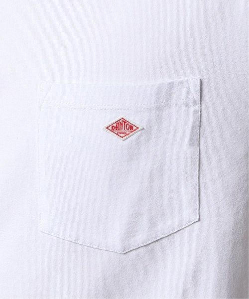DANTON（ダントン）の「DANTON / ダントン POCKET L/S TEE（Tシャツ/カットソー・メンズ・グリーン/ホワイト/ブラック/ブラウン/チャコールグレー/キャメル・40/42/38/36）」の16枚目の写真