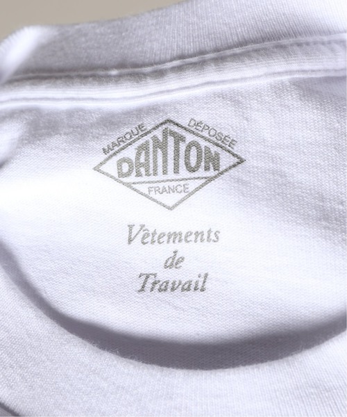 DANTON（ダントン）の「DANTON / ダントン POCKET L/S TEE（Tシャツ/カットソー・メンズ・グリーン/ホワイト/ブラック/ブラウン/チャコールグレー/キャメル・40/42/38/36）」の18枚目の写真