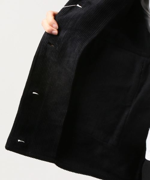 STYLEBLOCK（スタイルブロック）の「ビッグシルエットコーデュロイジャケット（その他アウター・レディース・ブラック/パープル/グレー/キャメル/ライトベージュ/グレイッシュベージュ・M）」の7枚目の写真