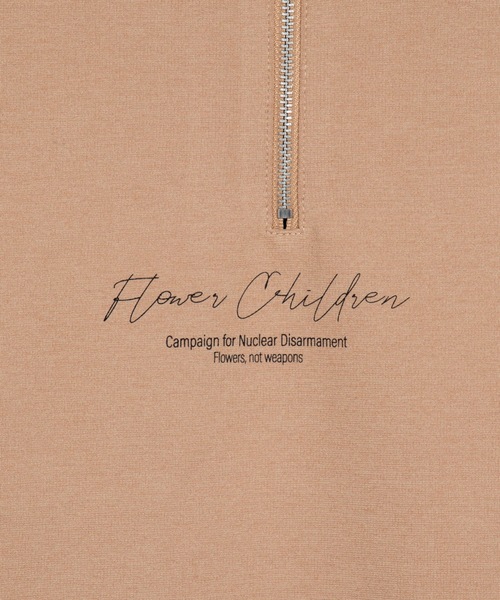 WEGO（ウィゴー）の「WEGO/ハーフジップドルマンビッグシルエットプルオーバー（スウェット・メンズ・ブラック/ベージュ・MEDIUM/LARGE）」の12枚目の写真