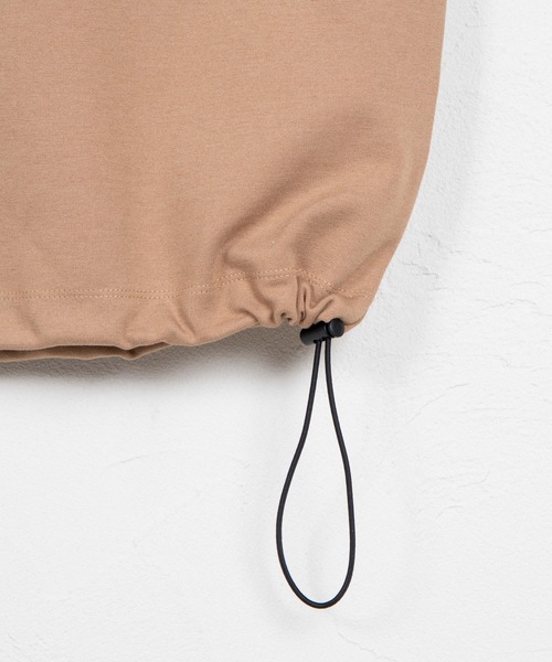 WEGO（ウィゴー）の「WEGO/ハーフジップドルマンビッグシルエットプルオーバー（スウェット・メンズ・ブラック/ベージュ・MEDIUM/LARGE）」の21枚目の写真