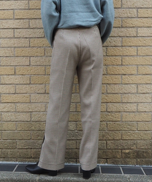 tiptop(ティップトップ)の「<pocket>【ZOZO限定アイテム】センタープレススリットパンツ(スラックス・レディース・ブラック/ブラウン/A/ピンク・FREE)」の18枚目の写真