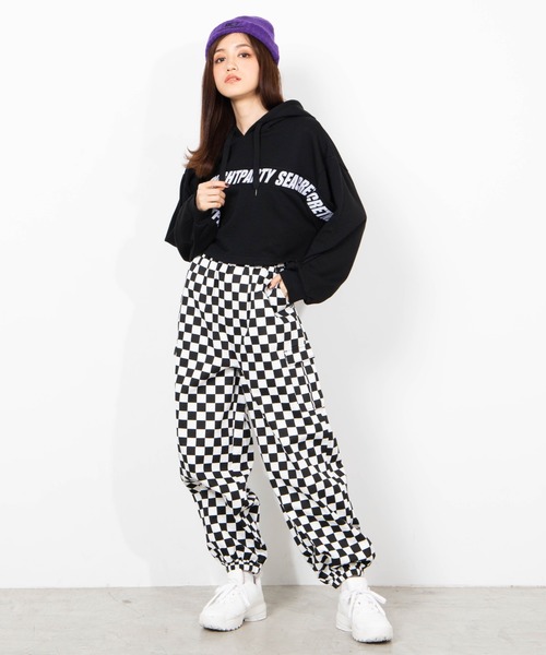 WEGO（ウィゴー）の「WEGO/カーゴポケットパンツ（カーゴパンツ・レディース・ブラック/パープル/パープル系その他/オレンジ系その他/アニマル/ブラック系その他2/ブラック系その他・FREE）」の19枚目の写真