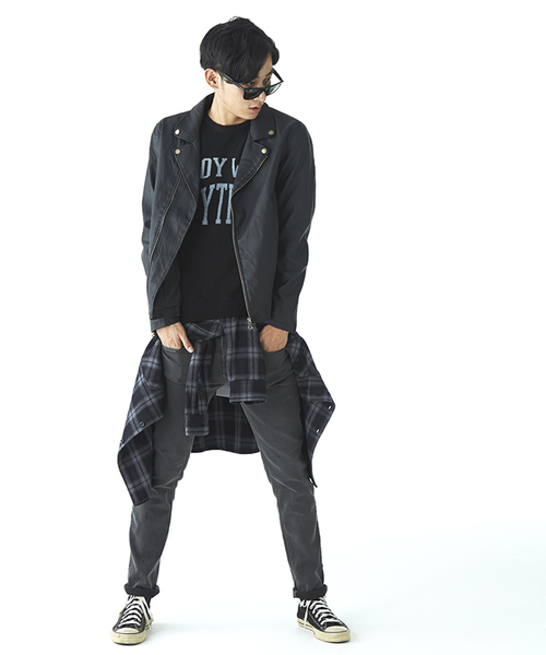 WEGO（ウィゴー）の「WEGO/ロゴニット（ニット/セーター・メンズ・オフホワイト/ブラック/杢グレー/ワイン・LARGE/MEDIUM）」の14枚目の写真