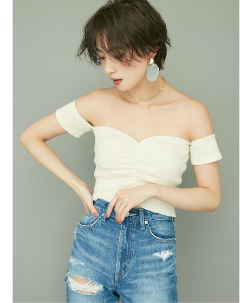 INSCRIRE ミリタリーチューブトップ　ビスチェ INSCRIRE ミリタリーチューブトップ ビスチェ - メルカリ