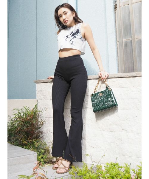 EVRIS（エヴリス）の「チェーンハンドルクロコスクエアBAG（ショルダーバッグ・レディース・ブラック/ブラウン/グリーン・FREE）」の9枚目の写真