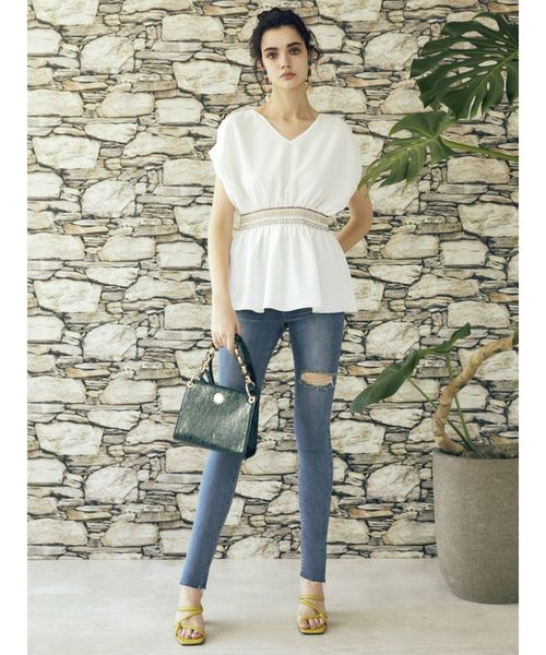 EVRIS（エヴリス）の「チェーンハンドルクロコスクエアBAG（ショルダーバッグ・レディース・ブラック/ブラウン/グリーン・FREE）」の17枚目の写真