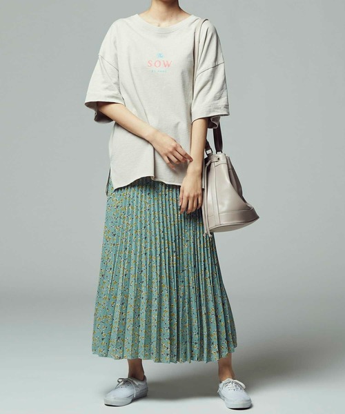 Other Brand アザーブランド の Honeysuckle Rose 花柄プリーツスカート スカート Wear