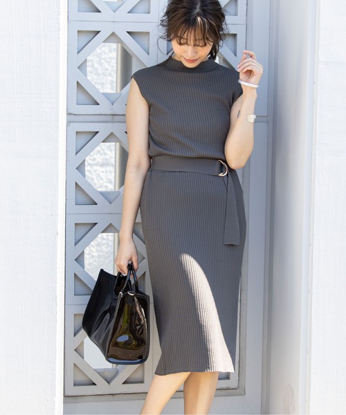 セール esハイネックノースリタイトニットワンピース ワンピース 12twelve Agenda トゥエルブ アジェンダ のファッション通販 Zozotown