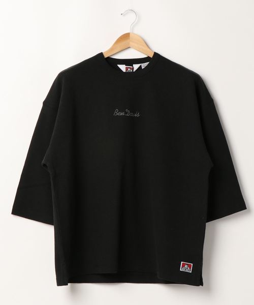 JUNRED（ジュンレッド）の「BEN　DAVISサーマル７分袖カットソー（Tシャツ/カットソー・メンズ・ホワイト/ネイビー/ブラック・M/L/LL）」の3枚目の写真