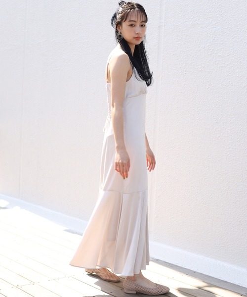 one after another NICE CLAUP（ワンアフターアナザーナイスクラップ）の「ティアードキャミワンピース（ワンピース・レディース・ブルー/アイボリー/その他11・FREE）」の12枚目の写真