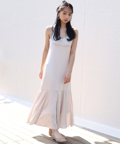 one after another NICE CLAUP（ワンアフターアナザーナイスクラップ）の「ティアードキャミワンピース（ワンピース・レディース・ブルー/アイボリー/その他11・FREE）」の11枚目の写真