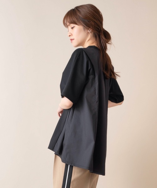 La SRIC(ラスリック)の「La SRIC/Aラインドッキングカットソー(Tシャツ/カットソー・レディース・ブラック/オフホワイト/ベージュ・38)」の19枚目の写真