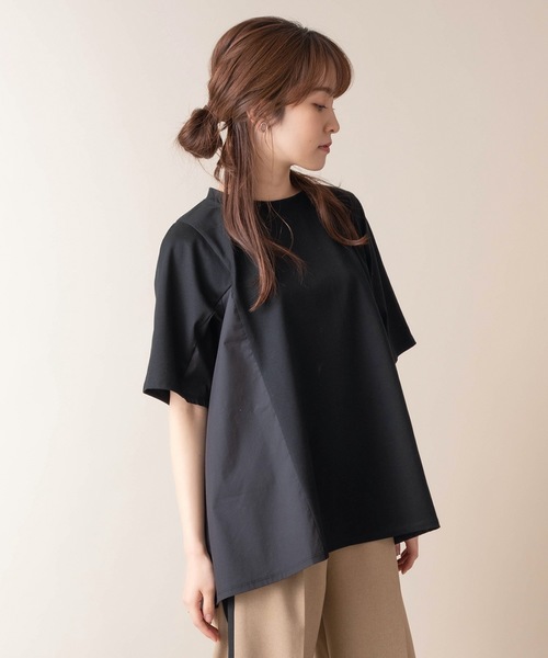 La SRIC(ラスリック)の「La SRIC/Aラインドッキングカットソー(Tシャツ/カットソー・レディース・ブラック/オフホワイト/ベージュ・38)」の17枚目の写真