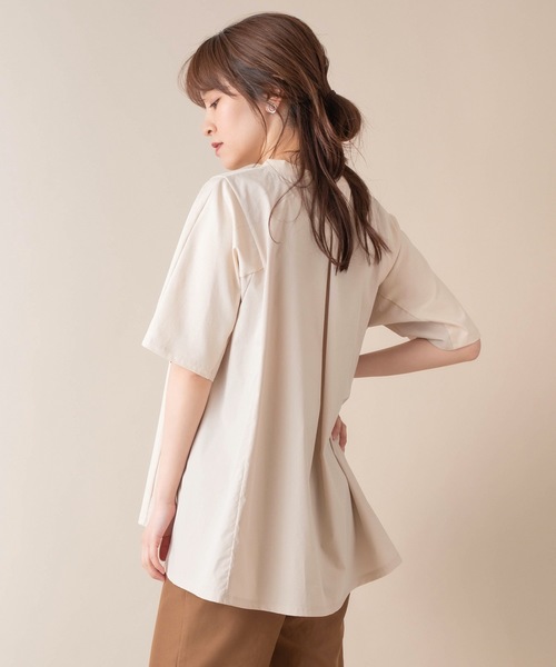 La SRIC(ラスリック)の「La SRIC/Aラインドッキングカットソー(Tシャツ/カットソー・レディース・ブラック/オフホワイト/ベージュ・38)」の22枚目の写真