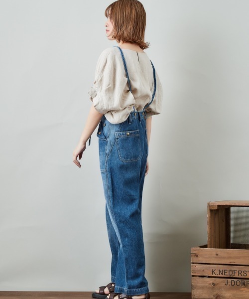 cepo（セポ）の「デニムサスペンダーサファリパンツ（デニムパンツ