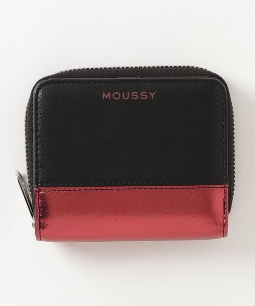 MOUSSY（マウジー）の「MINI ROUND WALLET（財布・レディース・レッド/ブラック/ホワイト・FREE）」の3枚目の写真