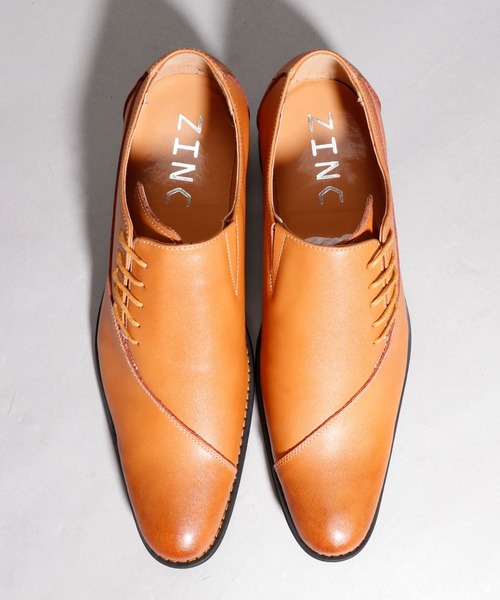 ZINC(ジンク)の「ZINC 本革トラッドビジネス ローヒールドレスシューズ(ドレスシューズ・メンズ・ライトブラウン/ブラック/ダークブラウン/ブラウン系その他2/ブラウン系その他/ブラック系その他・41/46/42/43/44/45/39/40)」の10枚目の写真