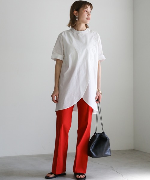 select MOCA（セレクトモカ）の「フェイクレザー巾着バッグ（ショルダーバッグ・レディース・ホワイト/ブラック/ブラウン/パープル・FREE）」の13枚目の写真