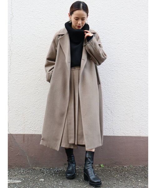 MURUA（ムルーア）の「ルーズムードダブルコート（ダウンジャケット/コート・レディース・モカ/その他1/その他2・FREE）」の21枚目の写真