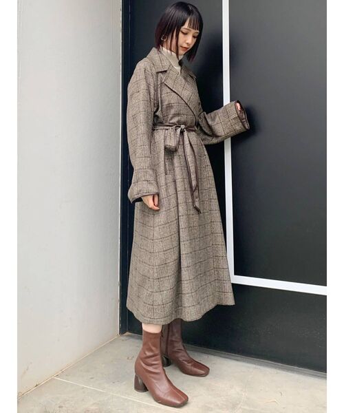 MURUA（ムルーア）の「ルーズムードダブルコート（ダウンジャケット/コート・レディース・モカ/その他1/その他2・FREE）」の22枚目の写真