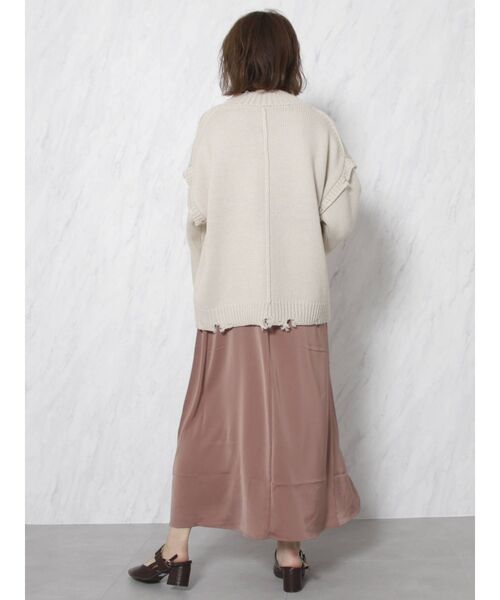 dazzlin（ダズリン）の「クラッシュニットプルオーバー【WEB限定】（ニット/セーター・レディース・アイボリー/ブラウン/ブラック・FREE）」の20枚目の写真