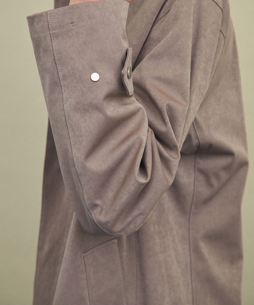 UNITED TOKYO（ユナイテッドトウキョウ）の「ドルフィンステンカラーコート（ステンカラーコート・メンズ・ベージュ/ネイビー/グリーン・1/2/3）」の11枚目の写真