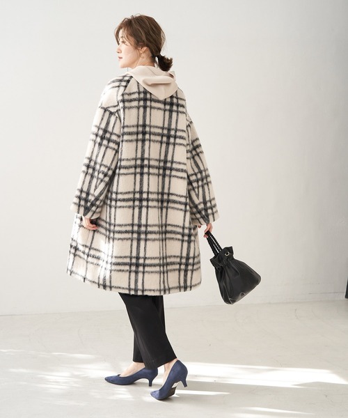 ROPE' 【PONTETORTO】シャギーノーカラーコート新品¥39,600 かんじる