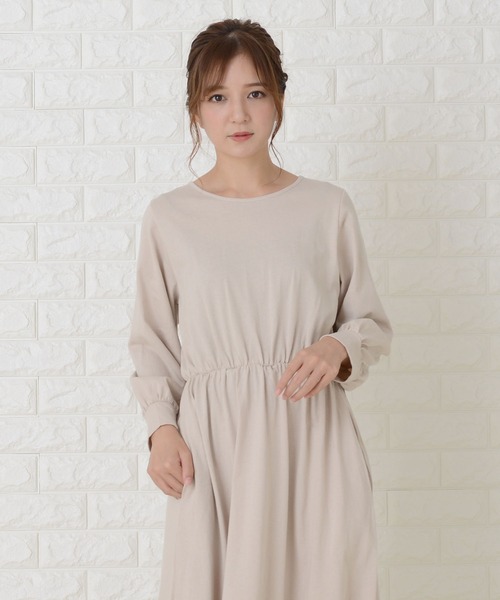 セール】ゆったり長袖ロングワンピース（ワンピース）｜Lace Ladies