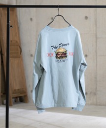 JOHN'S CLOSET | 【12】刺繍ロングスリーブTシャツ 長袖 ロンT Dance/Motive/BURGER(Tシャツ/カットソー)