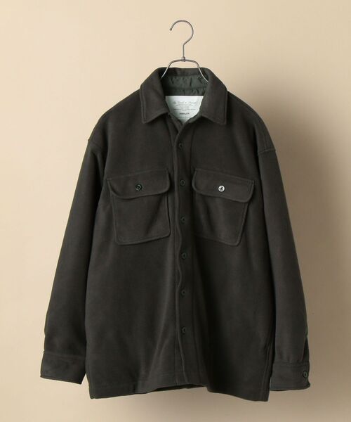 FIDELITY（フィデリティ）の「【SHIPS別注】FIDELITY: フリース CPO ジャケット（ミリタリージャケット・メンズ・ブラック/ベージュ/ダークグレー・MEDIUM/LARGE/X-LARGE）」の10枚目の写真