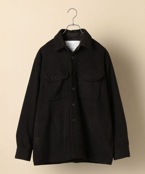 FIDELITY（フィデリティ）の「【SHIPS別注】FIDELITY: フリース CPO ジャケット（ミリタリージャケット・メンズ・ブラック/ベージュ/ダークグレー・MEDIUM/LARGE/X-LARGE）」の8枚目の写真