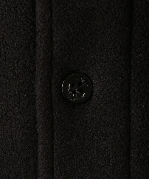 FIDELITY（フィデリティ）の「【SHIPS別注】FIDELITY: フリース CPO ジャケット（ミリタリージャケット・メンズ・ブラック/ベージュ/ダークグレー・MEDIUM/LARGE/X-LARGE）」の7枚目の写真