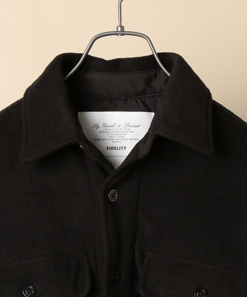 セール】【SHIPS別注】FIDELITY: フリース CPO ジャケット（ミリタリー