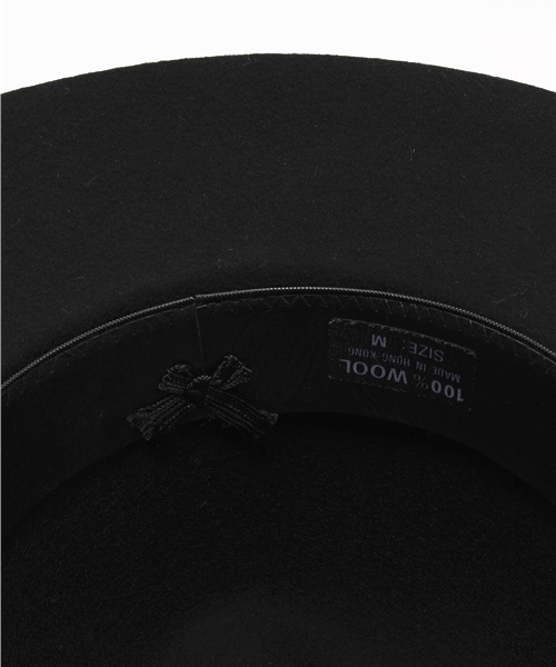 WHO'S WHO gallery（フーズフーギャラリー）の「【期間限定セール】【Mr.】Handsome Hat（ハット・レディース・ブラック/ブラウン/グリーン・FREE）」の4枚目の写真