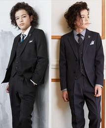 CHOPIN（ショパン）の「ストライプスリムベストスーツ（スーツセット