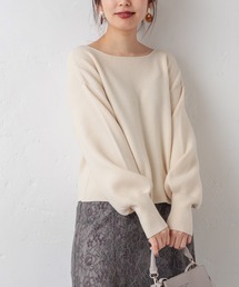 【WEB限定】前後2WAYもちもち畦ニット