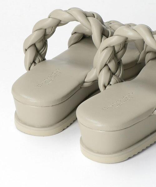 BEAUTY&YOUTH UNITED ARROWS(ビューティーアンドユースユナイテッドアローズ)の「BY ブレードメッシュ プラットフォームサンダル(サンダル・レディース・オフホワイト/グレー/ブラック・36/36h/38/37/37h)」の9枚目の写真