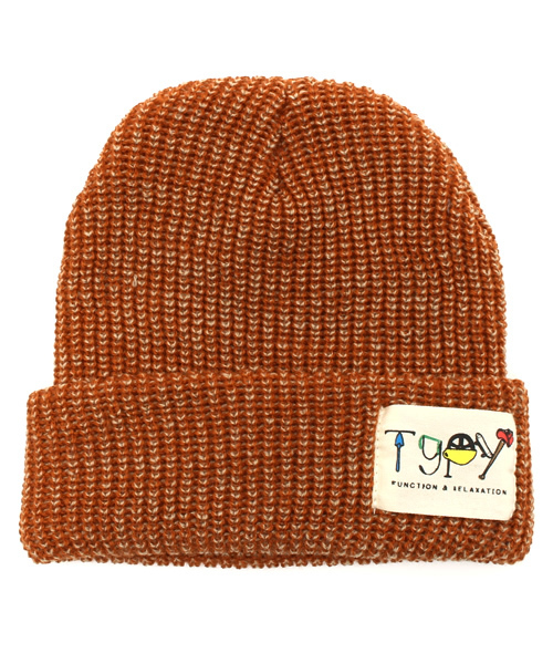 CIAOPANIC TYPY（チャオパニックティピー）の「KIDSリブニットワッチB（ニットキャップ/ビーニー・キッズ・チャコールグレー/グレー/レンガ/オリーブ/ネイビー/ワインレッド/ダークブルー/ベージュ・FREE）」の10枚目の写真