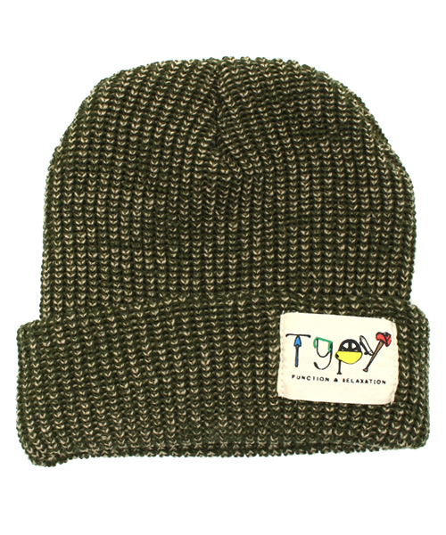 CIAOPANIC TYPY（チャオパニックティピー）の「KIDSリブニットワッチB（ニットキャップ/ビーニー・キッズ・チャコールグレー/グレー/レンガ/オリーブ/ネイビー/ワインレッド/ダークブルー/ベージュ・FREE）」の5枚目の写真