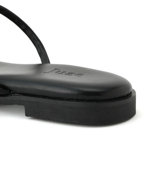 Juze（ジュゼ）の「ナロートングフラットサンダル（サンダル・レディース・ホワイト/ブラック/ゴールド/ベージュ系その他2・LL/SS/S/M/L）」の14枚目の写真