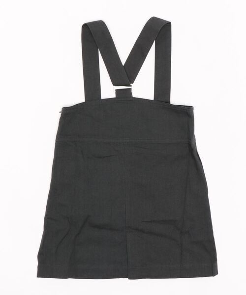 ARCH & LINE(アーチアンドライン)の「コットンオックス ジャンパースカート OXFORD WASHER JUMPER SKIRT(ジャンパースカート・キッズ・スミクロ/ライトベージュ・S/M/L/XL)」の11枚目の写真