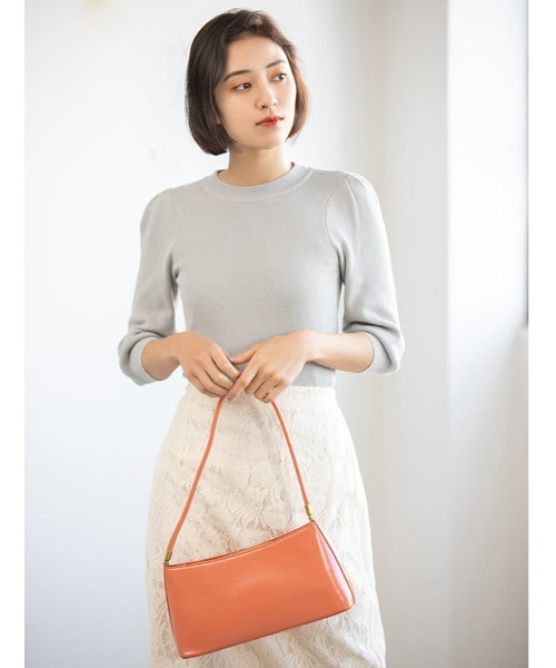 fifth（フィフス）の「ボリュームスリーブ五分袖ニットトップス（ニット/セーター・レディース・グレー/ネイビー/ラベンダー・MEDIUM）」の22枚目の写真