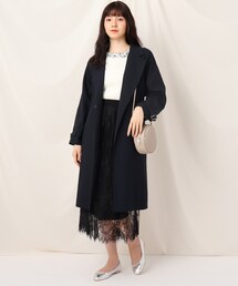 couture brooch（クチュールブローチ）の「◆オーガンジーバックフレアコート（トレンチコート）」