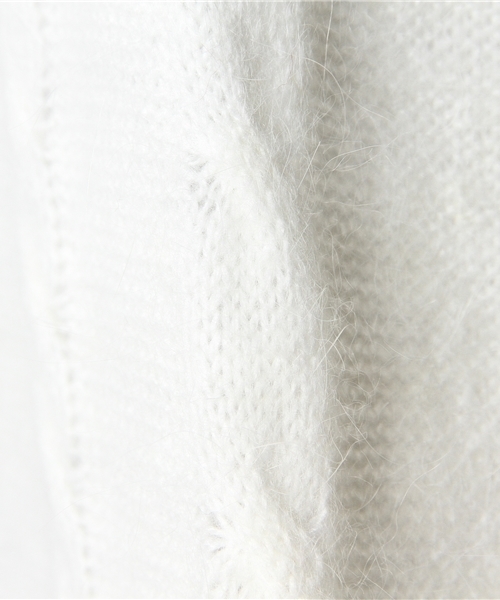 earth music&ecology（アースミュージックアンドエコロジー）の「ケーブルニットプルオーバー（ニット/セーター・レディース・アイボリー/杢グレー/ライトピンク/ライトイエロー/ラベンダー/ブラック・MEDIUM/SMALL）」の12枚目の写真