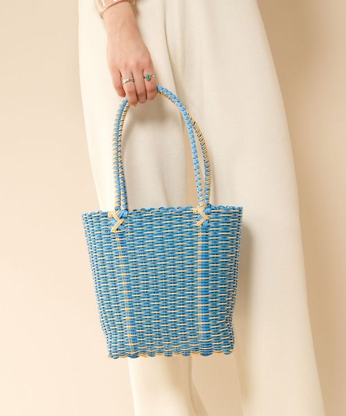 SHENERY(シーナリー)の「(UNIQUE BATIK/ユニーク バティック) マーケットバスケット(トートバッグ・レディース・イエロー/ブルー/ブラック/パープル・FREE)」の16枚目の写真